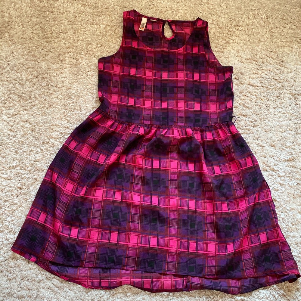 Pink mini dress